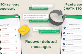 remotely recovering deleted message, chat and backup lost travelling details