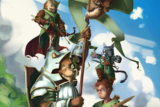 do fantasy medieval character desing
