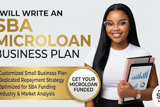 write an sba microloan business plan for small business with repayment financing