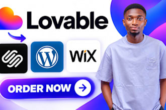 build lovable web app, rebuild lovable, lovable to wordpress, lovable to wix web