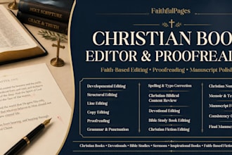 be your christian book editor proofreader and book editor kradim