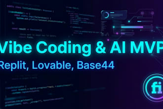 build ai mvp or web app using replit and lovable