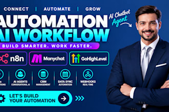 setup manychat ai agent gohighlevel ai voice agent and n8n automation