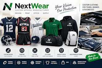 manufacture custom sports uniforms t shirts polo shirts and bags