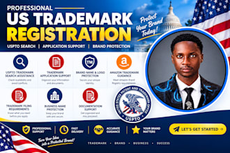 us trademark registration, uspto trademark search and filing