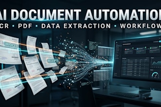 build ai document processing automation ocr PDF data extraction AWS textract