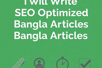 seo bangla article blog posts and english to bengali translation