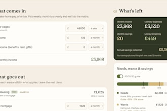 help you create a personal budget and manage your money