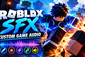 create custom roblox sfx, sound effects and game audio