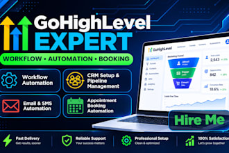 set up gohighlevel CRM pipelines and workflow automation