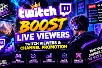 boost twitch live viewers twitch viewers and twitch channel promotion