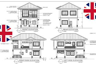 prepare uk building regulation and construction details with notes