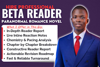 beta read your paranormal romance novel as a dedicated romance beta reader