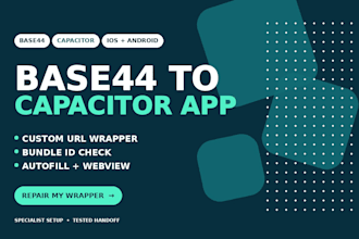 fix base44 capacitor wrappers, ios webview and app URL issues