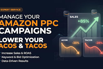 manage your amazon PPC campaigns to lower acos and tacos