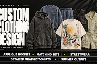design custom clothing designs ad techpacks