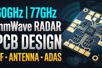design 60ghz and 77ghz mmwave radar pcb hardware