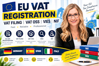 do eu vat registration vat filing vat oss vies nif in germany, spain, italy