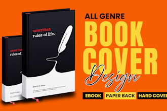 do amazon book cover design, ebook cover, paperback, hardcover, fix reject cover