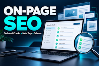 do on page SEO and technical optimization for your website