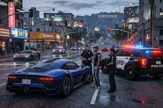 create fivem luxury sports cars, police emergency vehicles, gta 5 rp server