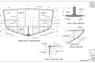 create yacht hull designs, 3d models and boat construction plans