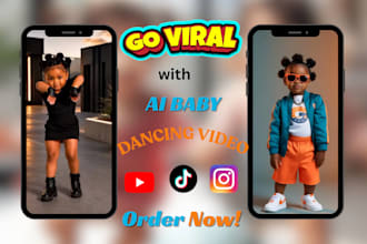 viral ai dancing baby video for tiktok reels youtube short baby dance for brand