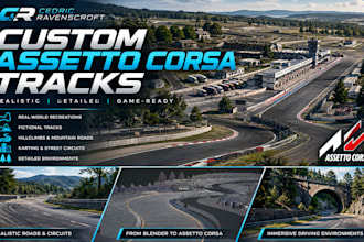 create custom assetto corsa race tracks and realistic driving maps