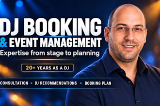 coordinate dj bookings and artist logistics for your event