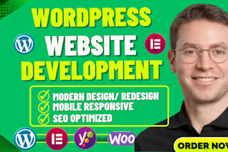design and develop custom wordpress webiste ecommerce store and woocommerce
