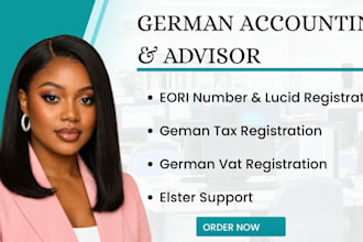 do german tax filing, vat registration elster, eori number and steuerberater
