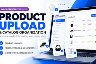 upload and organize products in your woocommerce store