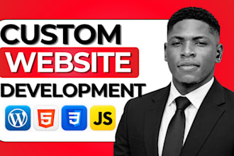 do custom website development, luxury website design as full stack web developer