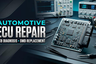 repair automotive ecu pcb diagnose faults and replace smd components