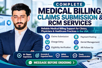 do complete medical billing claims submission and rcm services