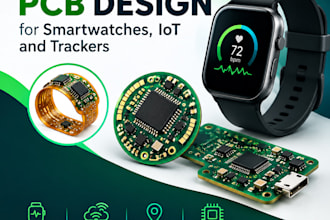 design wearable electronics pcb for smartwatches, iot and trackers