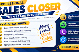 be your b2b sales closer for saas or marketing agency deals