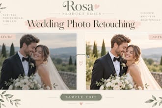 edit and retouch product photos