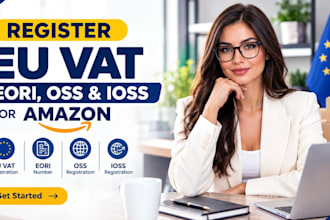 register eu vat, eori, oss and ioss for amazon