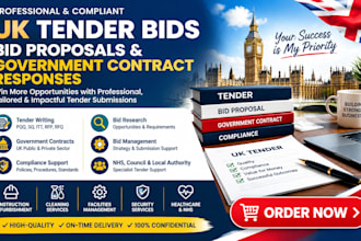 write UK tender bids bid proposals and government contract responses