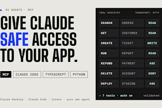 build a custom mcp server or claude code agent for your app or API