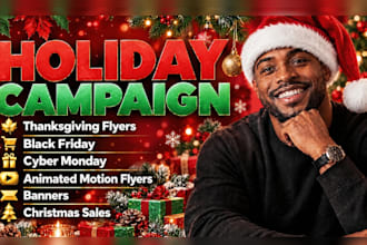design black friday holiday campaign banners cyber monday thanksgiving flyers