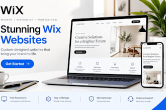 redesign wix website, fix wix bugs and customize your online store
