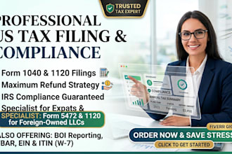 file US tax returns 1040, 1120s, 1065, 990