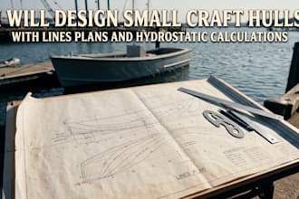 design small craft hulls with lines plans and hydrostatic calculations