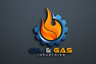 create plumbing, heating, air conditioning, hvac, oil and gas logo