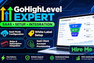 configure gohighlevel saas mode and white label branding
