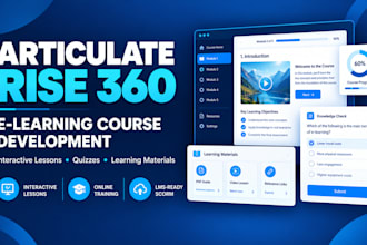 design articulate rise 360 courses interactive lessons learning materials