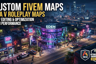 create fivem maps, gta v rp maps, fivem mods, map editing and game environment