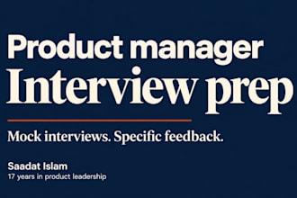 help you practice for product manager interviews